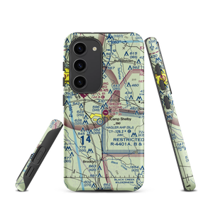 Shelby Auxiliary Field One Airport (SH1) VFR Sectional Samsung Phone Case