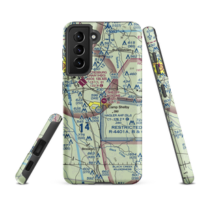 Shelby Auxiliary Field One Airport (SH1) VFR Sectional Samsung Phone Case