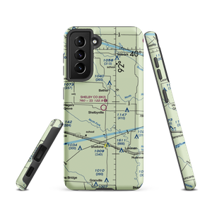 Shelby County Airport (6K2) VFR Sectional Samsung Phone Case