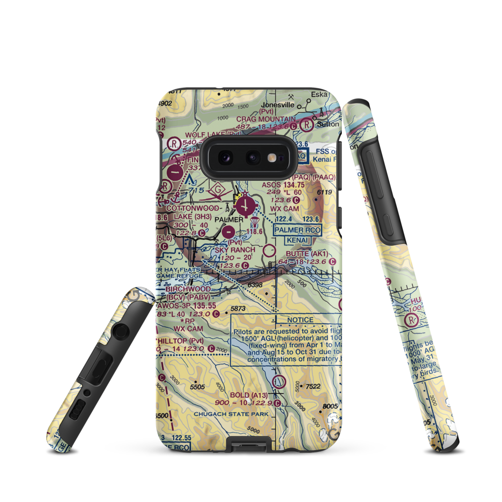 Shelby Strip (AA25) VFR Sectional Samsung Phone Case Samsung Galaxy S10 Plus model shown