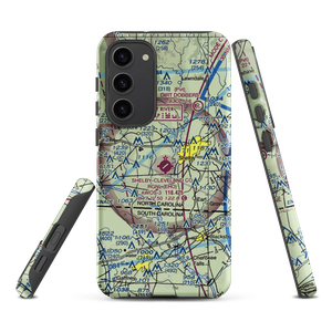 Shelby-Cleveland County Regional Airport (EHO) VFR Sectional Samsung Phone Case