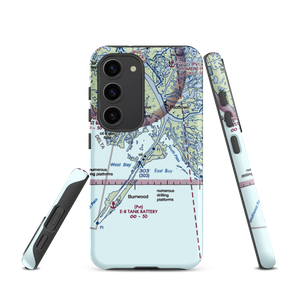 Shell Central Facilities Seaplane Base (53LA) VFR Sectional Samsung Phone Case