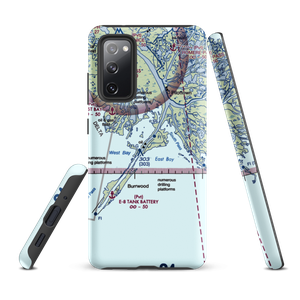 Shell Central Facilities Seaplane Base (53LA) VFR Sectional Samsung Phone Case