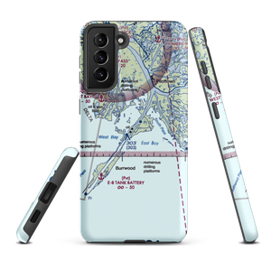 Shell Central Facilities Seaplane Base (53LA) VFR Sectional Samsung Phone Case