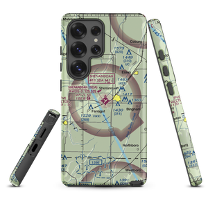 Shenandoah Municipal Airport (SDA) VFR Sectional Samsung Phone Case