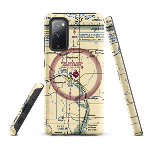 Sher-Wood Airport (PWD) VFR Sectional Samsung Phone Case