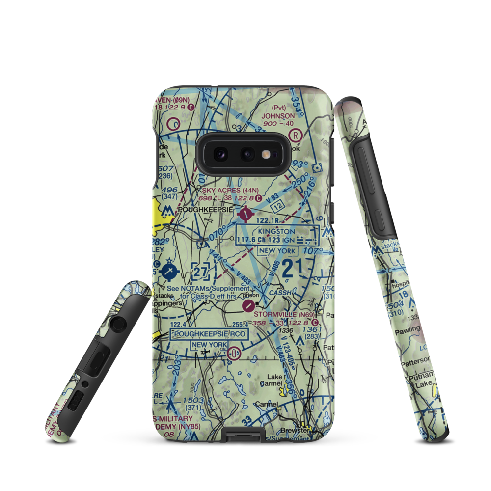 Sherman Field (1NY5) VFR Sectional Samsung Phone Case Samsung Galaxy S10 Plus model shown