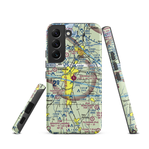 Sherman Municipal Airport (SWI) VFR Sectional Samsung Phone Case