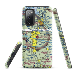 Sherman Municipal Airport (SWI) VFR Sectional Samsung Phone Case
