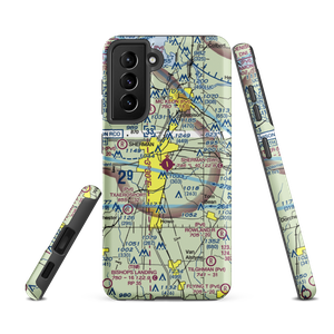 Sherman Municipal Airport (SWI) VFR Sectional Samsung Phone Case