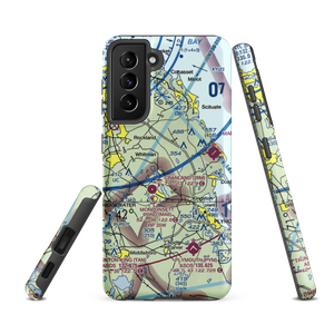 Sherman-Private Airport (MA63) VFR Sectional Samsung Phone Case