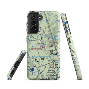 Shin Pond Seaplane Base (85B) VFR Sectional Samsung Phone Case