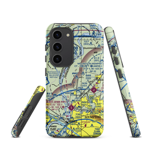 Shoemaker-Shelby Forest Airport (2TN4) VFR Sectional Samsung Phone Case