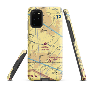 Shotgun Ranch Airstrip (42OR) VFR Sectional Samsung Phone Case