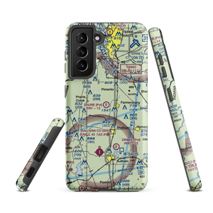 Shure Airport (IN57) VFR Sectional Samsung Phone Case
