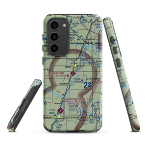 Sibley Municipal Airport (ISB) VFR Sectional Samsung Phone Case