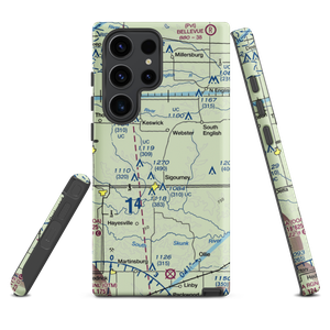 Sig-Nor Airport (IA06) VFR Sectional Samsung Phone Case