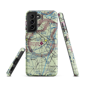 Siler City Municipal Airport (SCR) VFR Sectional Samsung Phone Case