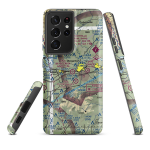 Silver Creek Airport (NC52) VFR Sectional Samsung Phone Case