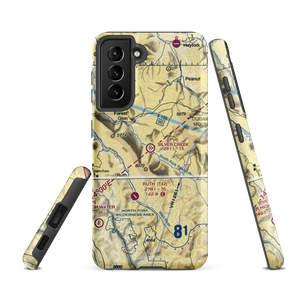 Silver Creek Ranch Airport (41CA) VFR Sectional Samsung Phone Case