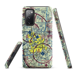 Simmons Army Air Field (FBG) VFR Sectional Samsung Phone Case