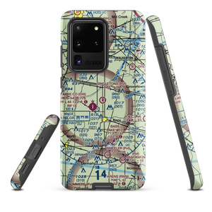 Singleton's Landing Strip (IN87) VFR Sectional Samsung Phone Case