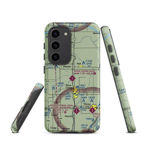 Sioux Center Municipal Airport (SOY) VFR Sectional Samsung Phone Case