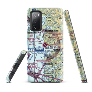 Sitka Rocky Gutierrez Airport (SIT) VFR Sectional Samsung Phone Case