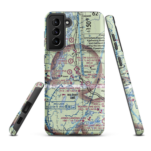 Skid Marks Airport (AK67) VFR Sectional Samsung Phone Case