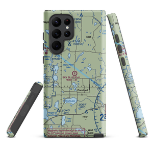Sky Blue Airfield (6MN0) VFR Sectional Samsung Phone Case