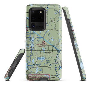 Sky Blue Airfield (6MN0) VFR Sectional Samsung Phone Case