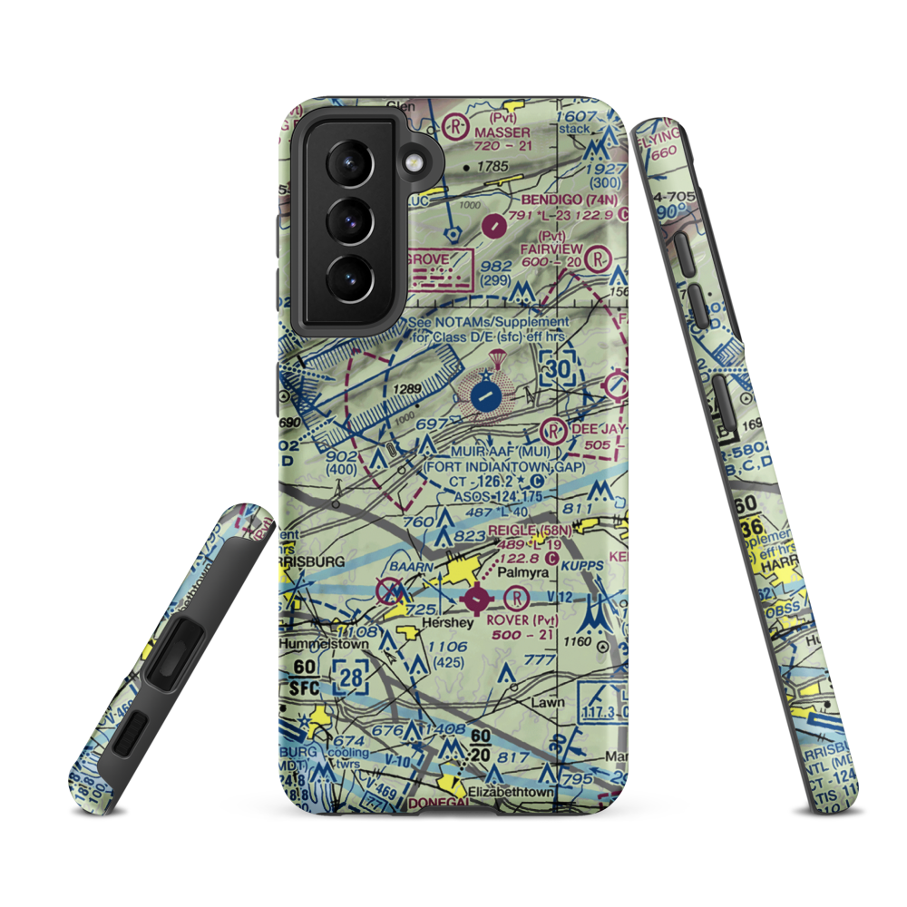 Sky Classics Field (7PS4) VFR Sectional Samsung Phone Case Samsung Galaxy S21 FE model shown