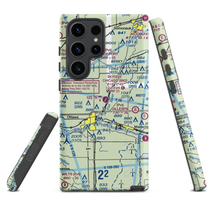 Skydive Chicago Airport (8N2) VFR Sectional Samsung Phone Case