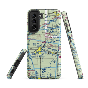 Skydive Chicago Airport (8N2) VFR Sectional Samsung Phone Case