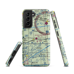 Skydive Iowa Airport (09IA) VFR Sectional Samsung Phone Case