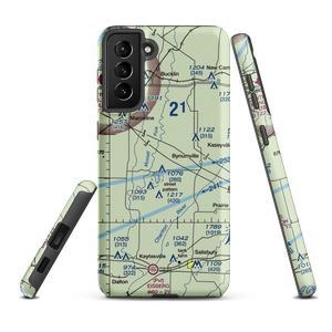 Slaughter Airport (0MU4) VFR Sectional Samsung Phone Case