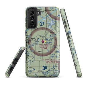 Slayton Municipal Airport (DVP) VFR Sectional Samsung Phone Case