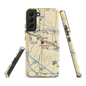 Smiley Johnson Municipal Airport-Bass Field (E34) VFR Sectional Samsung Phone Case