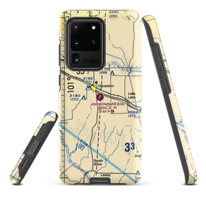 Smiley Johnson Municipal Airport-Bass Field (E34) VFR Sectional Samsung Phone Case