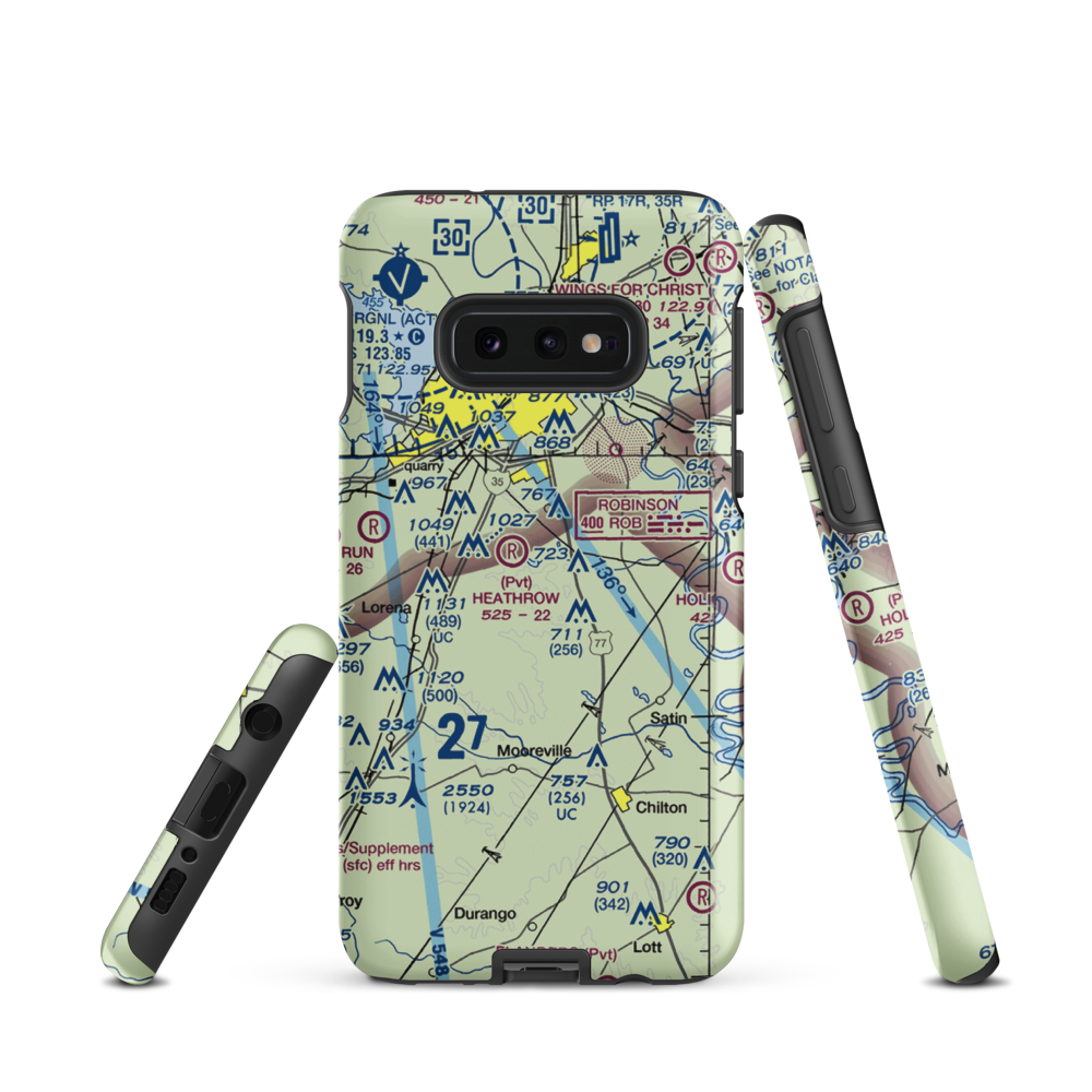 Smith Airport (XA51) VFR Sectional Samsung Phone Case Samsung Galaxy S10 Plus model shown