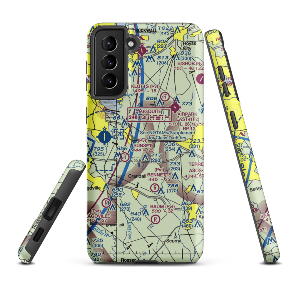Smith Field (01TE) VFR Sectional Samsung Phone Case Samsung Galaxy S21 Plus model shown