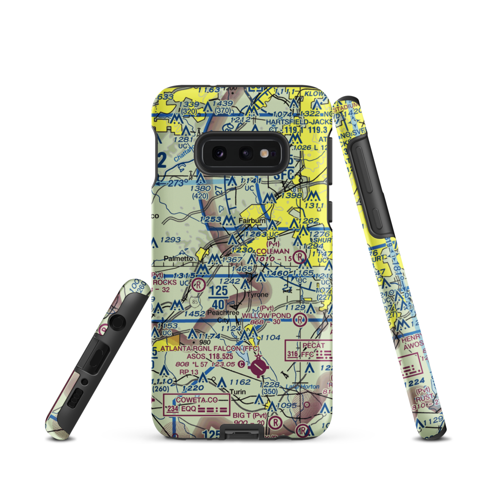 Smith Field (51GA) VFR Sectional Samsung Phone Case Samsung Galaxy S10 Plus model shown