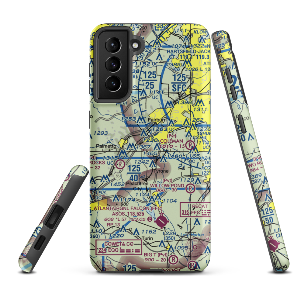 Smith Field (51GA) VFR Sectional Samsung Phone Case Samsung Galaxy S21 FE model shown