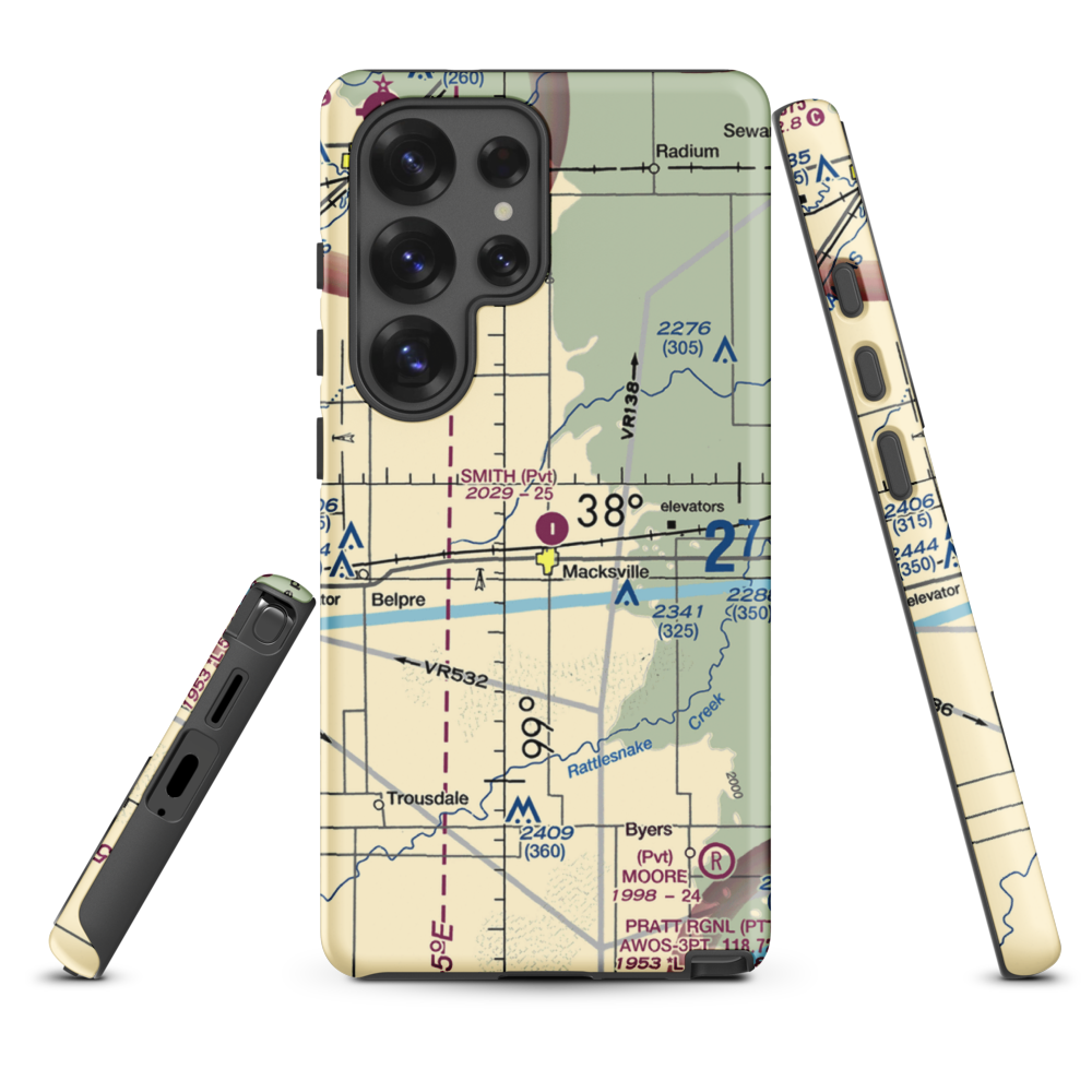 Smith Field (94KS) VFR Sectional Samsung Phone Case Samsung Galaxy S25 Ultra model shown
