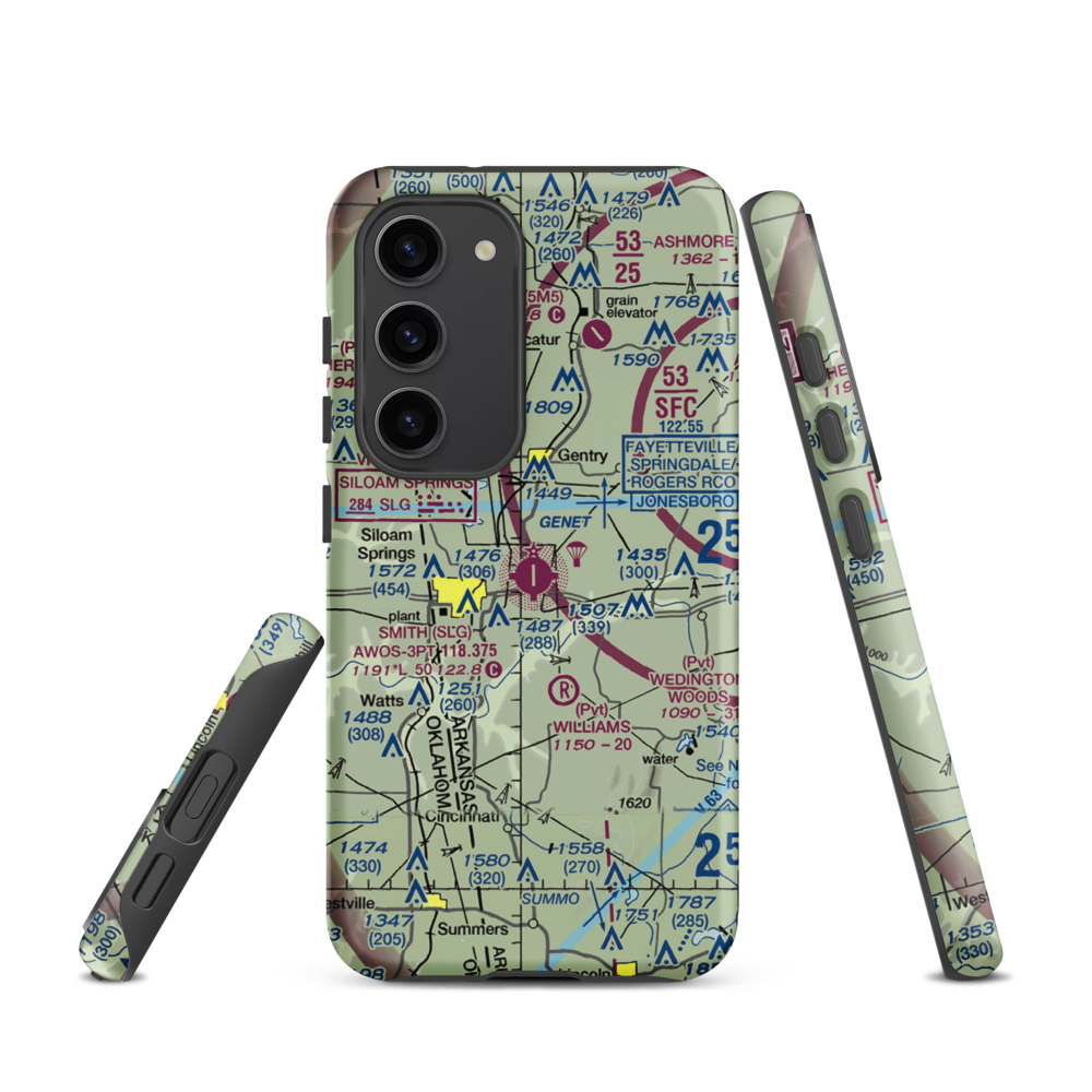 Smith Field (SLG) VFR Sectional Samsung Phone Case Samsung Galaxy S23 model shown