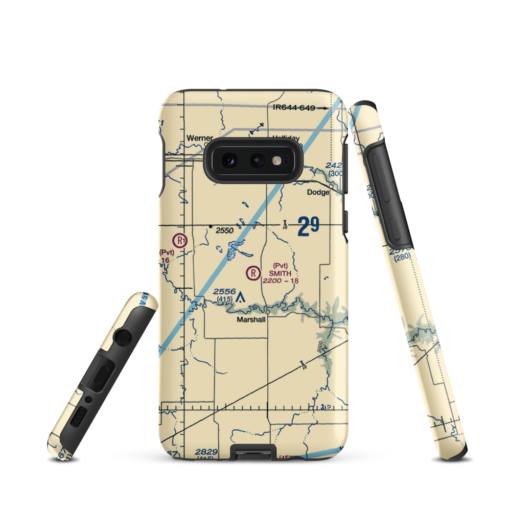 Smith Strip (10ND) VFR Sectional Samsung Phone Case Samsung Galaxy S10e model shown