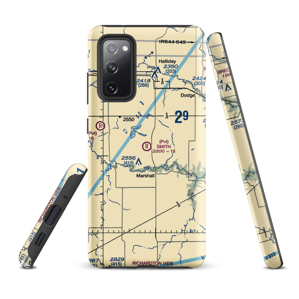 Smith Strip (10ND) VFR Sectional Samsung Phone Case Samsung Galaxy S20 FE model shown