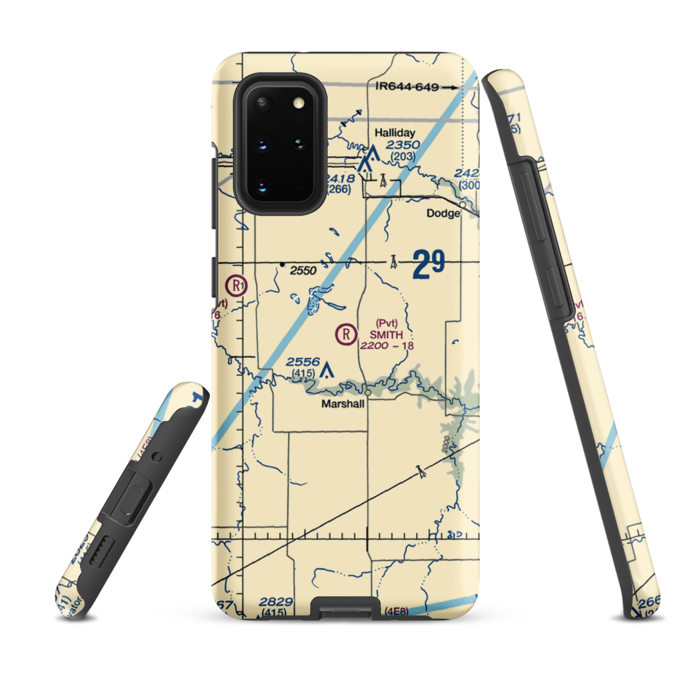Smith Strip (10ND) VFR Sectional Samsung Phone Case Samsung Galaxy S20 Plus model shown