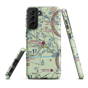 Smithville Crawford Municipal Airport (84R) VFR Sectional Samsung Phone Case