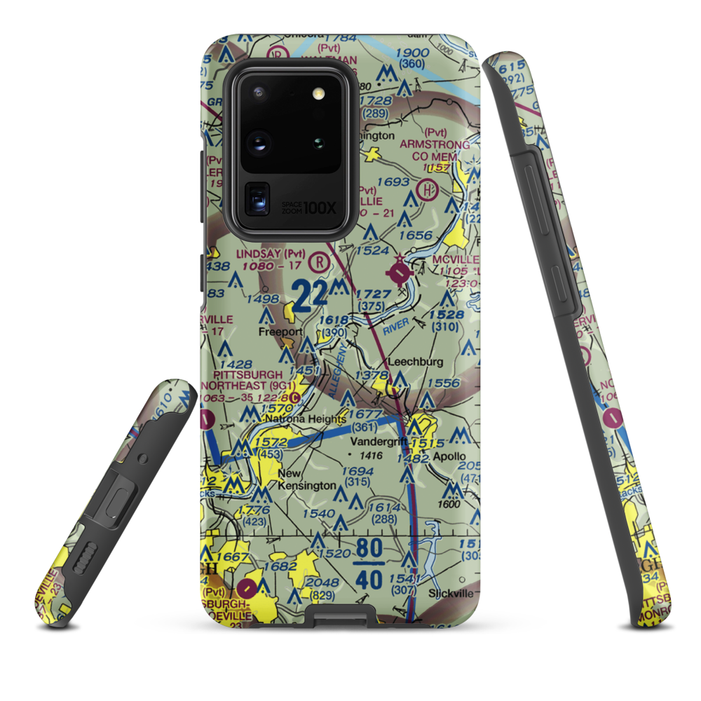 Snider Seaplane Base (PN24) VFR Sectional Samsung Phone Case Samsung Galaxy S20 Ultra model shown
